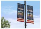 Durable Lamp Post Banner Brackets for Outdoor Displays