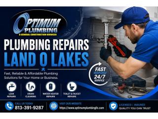 Professional Plumber Land O Lakes | Water Heaters, Drains & More