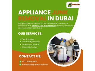 ♻️ Appliance Junk Removal in Dubai