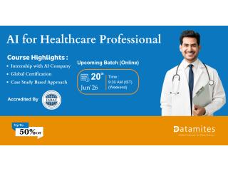 DataMites AI for Healthcare Course in kochi with Internships