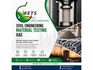 Civil and Material Testing UAE for Construction Compliance