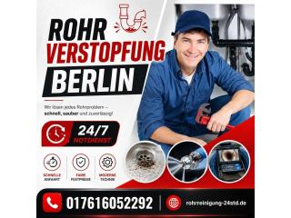 Rohrverstopfung Berlin? Schnelle Hilfe vom 24h Notdienst sofort