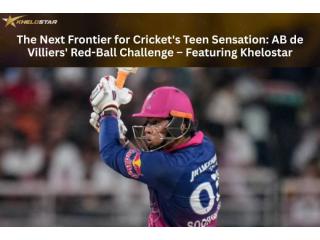 Sooryavanshi's Red-Ball Challenge from AB de Villiers with Khelostar