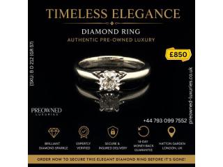 Buy Elegant Diamond Ring Pre-Owned Best Value UK