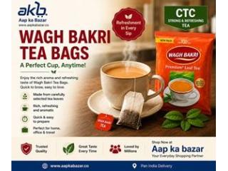 Wagh Bakri Tea Bags – Refreshing CTC Tea Anytime | Aap Ka Bazar