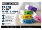 Tyvek Paper Event Wristbands for Events and Parties