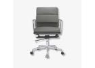 What Makes the Furnish Meister White Low Back Soft Pad Chair Special?