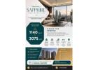 What is the starting price for 2 BHK, 3 BHK, and 4 BHK flats at Amrapali Sapphire, Sector 45, Noida?