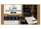 Law Research Paper (2026): Complete Guide to Writing & Format