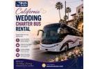 California Wedding Charter Bus Rental 