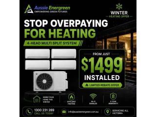 Beat the Winter Chill with a 4-Head Multi Split System – From Just $1499 Installed!