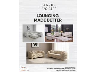 Leather L shaped Recliner