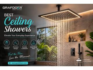 Best Ceiling Showers for Modern Luxury Bathrooms