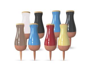 SmartiLiving Terracotta Watering Spikes 8 Pack | Automatic Self Watering System for Plants