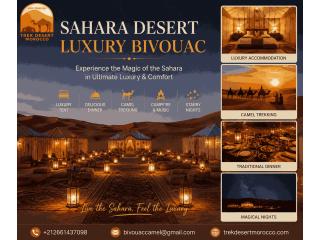 Sahara Desert Luxury Bivouac – Experience Luxury in the Heart of the Moroccan Sahara