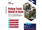 Pickup Truck Rental in Arjan | Call Now: 00971565315766  