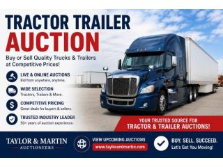 Tractor Trailer Auction Buy & Sell Quality Trucks and Trailers