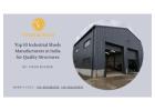  Industrial Shed Manufacturers Company in India 
