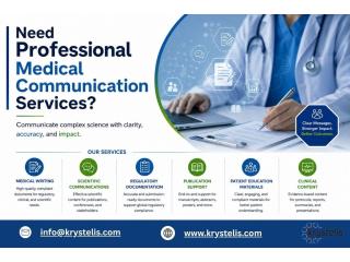 Need Professional Medical Communication Services?