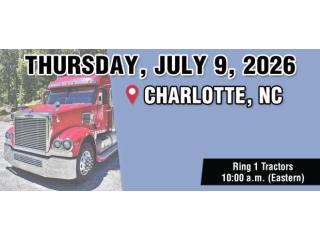 Tractor Auction July 2026 in Salisbury NC Live Event