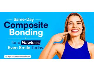 Same-Day Composite Bonding for a Flawless, Even Smile Today