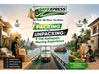 From Packing to Peace of Mind: The Trusted Choice for Packers and Movers in Kottayam