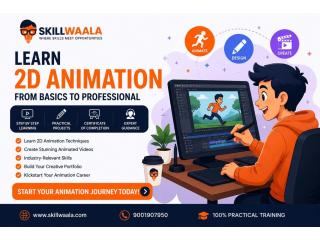 Skillwaala Free 2D Animation Classes with Practical Online & Offline Learning