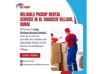 Reliable Pickup Rental Service in Al Ghadeer Village, Dubai Call Now: 00971565315766