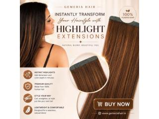 Instantly Transform Your Hairstyle with Highlight Extensions