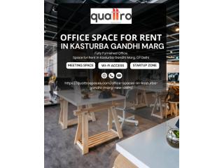 Office Space for Rent in Kasturba Gandhi Marg – Premium Offices by QuattroSpaces