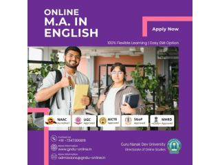 ???? Online MA in English – Guru Nanak Dev University