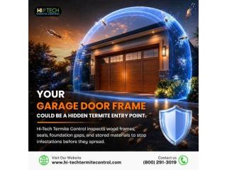 Your garage door frame could be a hidden termite entry point