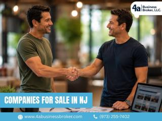 Companies for Sale in NJ with Profitable Business Opportunities
