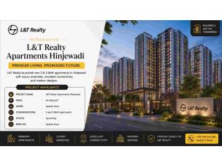L&T Realty Hinjewadi: Upcoming 2 & 3 BHK Apartments