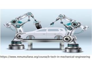 Btech Mechanical Engineering ambala