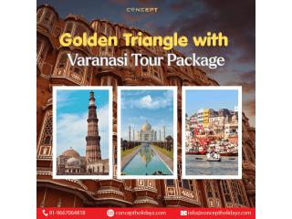Golden Triangle with Varanasi Tour Package