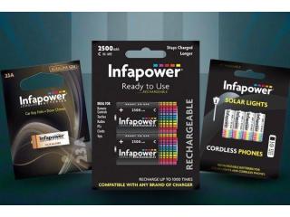 Buy Reliable Wholesale Rechargeable Batteries from Infapower