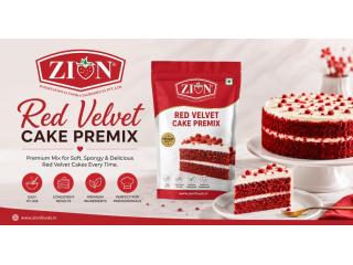 Premium Red Velvet Cake Premix for Soft & Delicious Cakes | Zion Foods