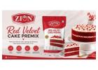 Premium Red Velvet Cake Premix for Soft & Delicious Cakes | Zion Foods