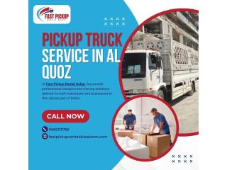 Pickup Truck Service in Al Quoz Call Now: 00971565315766