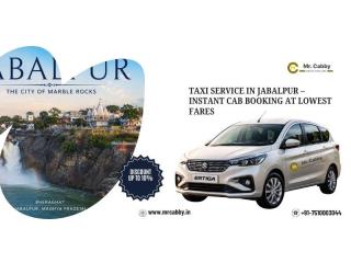 Book Local & Outstation Taxi Service in Jabalpur Easily