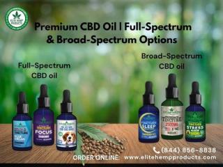 Premium CBD Oil | Full-Spectrum & Broad-Spectrum Options