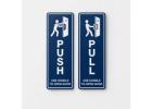 Push Pull Stickers for Doors Online | Tagsen