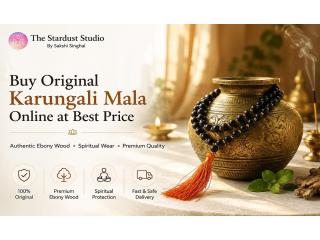 Buy Original Karungali Mala Online at The Stardust Studio
