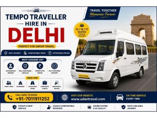 TempoTraveller hire in Delhi