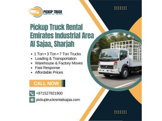 ???? Pickup Truck Rental Emirates Industrial Area, Al Sajaa, Sharjah - Call Us Today! +971527821900