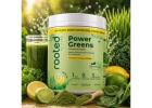 Rooted Actives Power Greens Drink Mix | 30+ Organic Superfoods