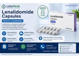 Lenalidomide 25 mg Price Philippines | Genuine Generic Capsules