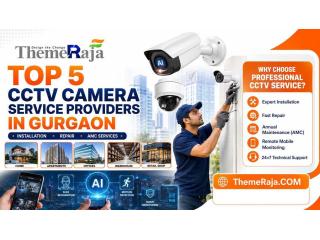 Top 5 CCTV Camera Service Providers in Gurgaon | Installation, Repair & AMC