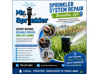 Sprinkler System Repair Braselton, GA